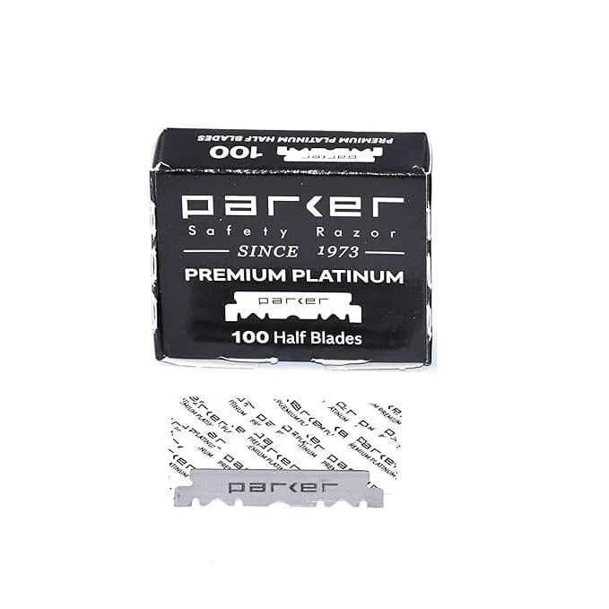 Various Razor Blades Parker Premium Platinum - One Blade Try A Blade - Sample Razor Blades - Single Edge (One Blade)