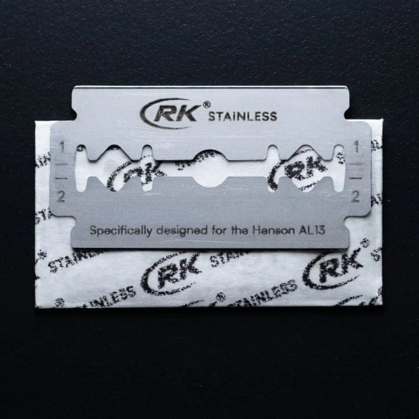 Various Razor Blades RK Shaving Stainless - One Blade Sample Razor Blades - Double Edge (Single Blade)