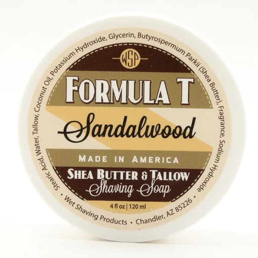 Wet Shaving Products Shaving Soap Wet Shaving Products Formula T Shave Soap - Sandalwood