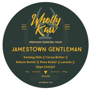 WhollyKaw Fulfillment Shave Soap Tallow WhollyKaw Jamestown Gentleman Shaving Soap