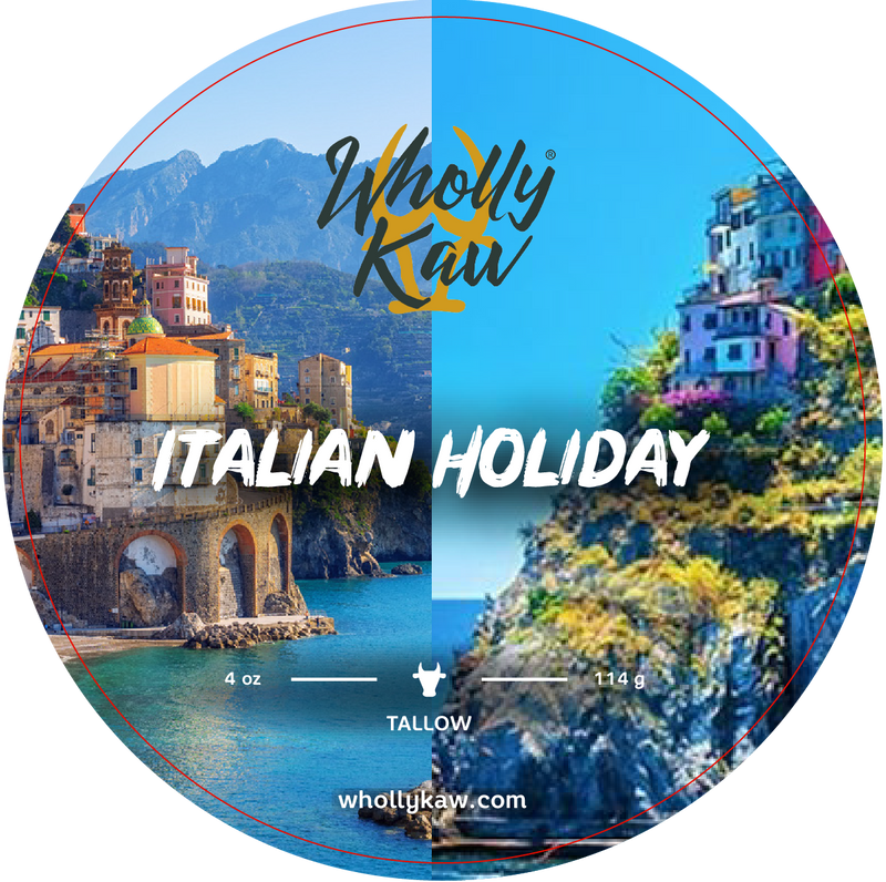 WhollyKaw Fulfillment Shave Soap WhollyKaw Italian Holiday Shaving Soap