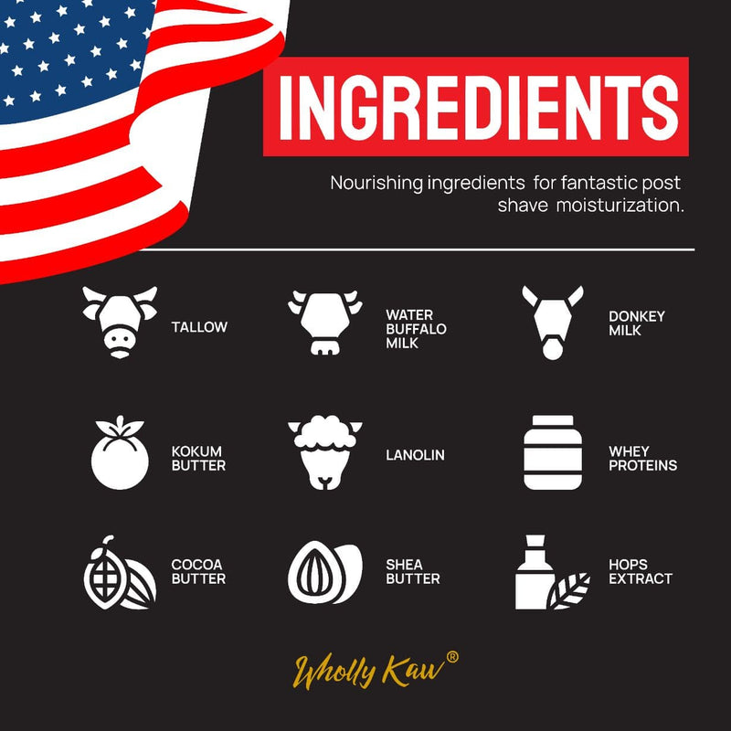 WhollyKaw Men 1776 Shaving Soap