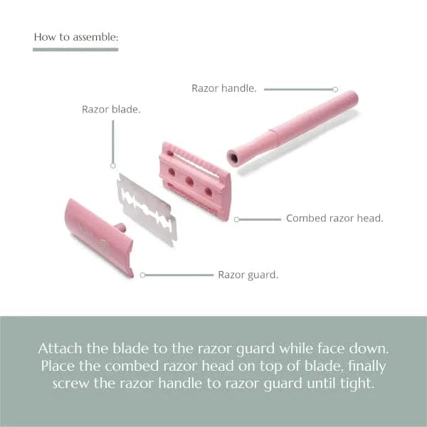 Wild & Stone Safety Razors Blue Wild & Stone Plastic-free Safety Razor (Blue)