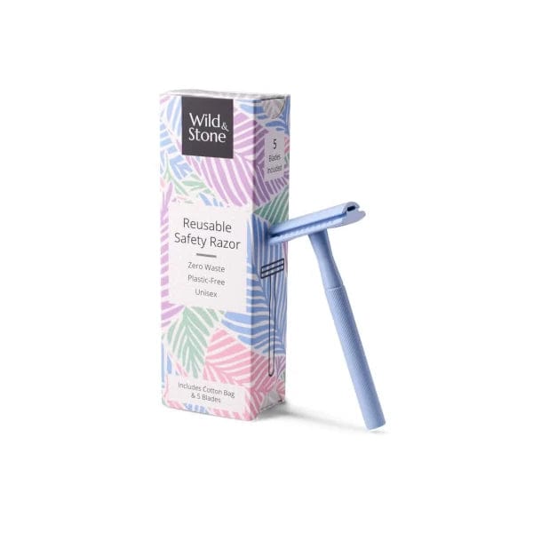 Wild & Stone Safety Razors Blue Wild & Stone Plastic-free Safety Razor (Blue)