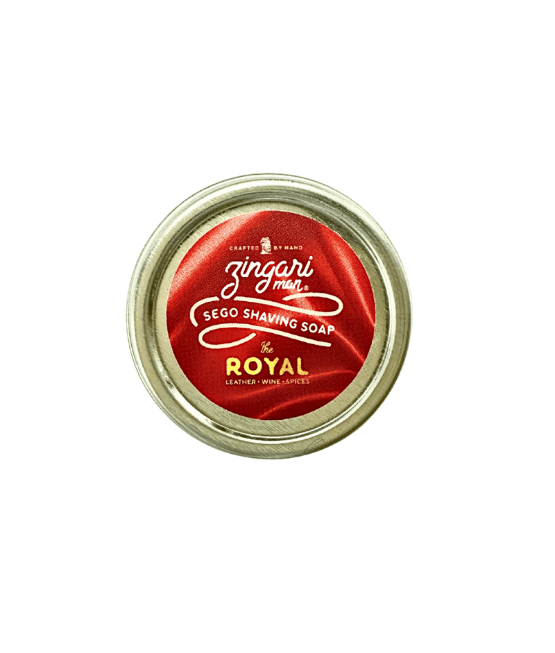 Zingari Man Fulfillment Shave soap 1/3 oz. sample Zingari Man The Royal Shave Soap