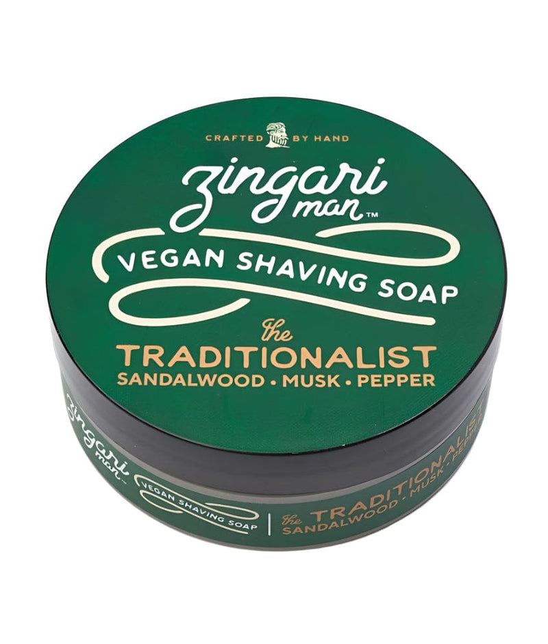 Zingari Man Fulfillment Shave Soap 5 oz. Zingari Man The Traditionalist Vegan Shave Soap