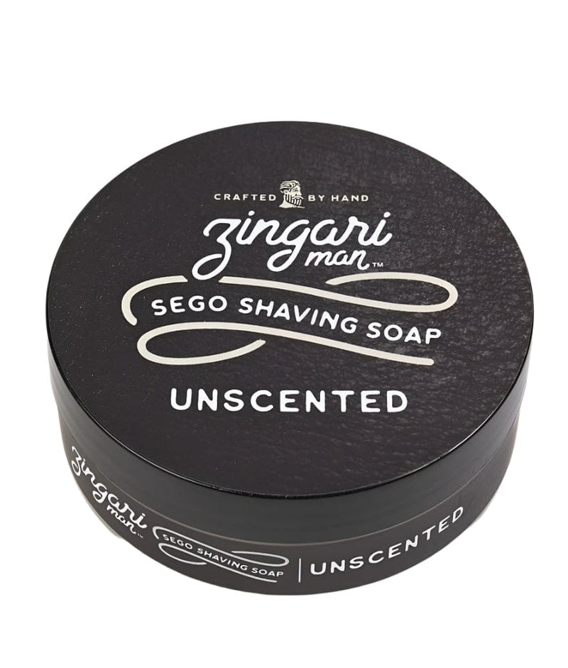 Zingari Man Fulfillment Shave soap 5 oz. Zingari Man Unscented Sego Shave Soap