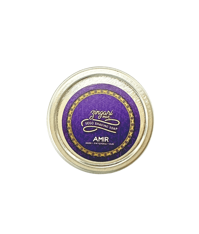Zingari Man Shave soap 1/3 oz. sample The Amir Shave Soap