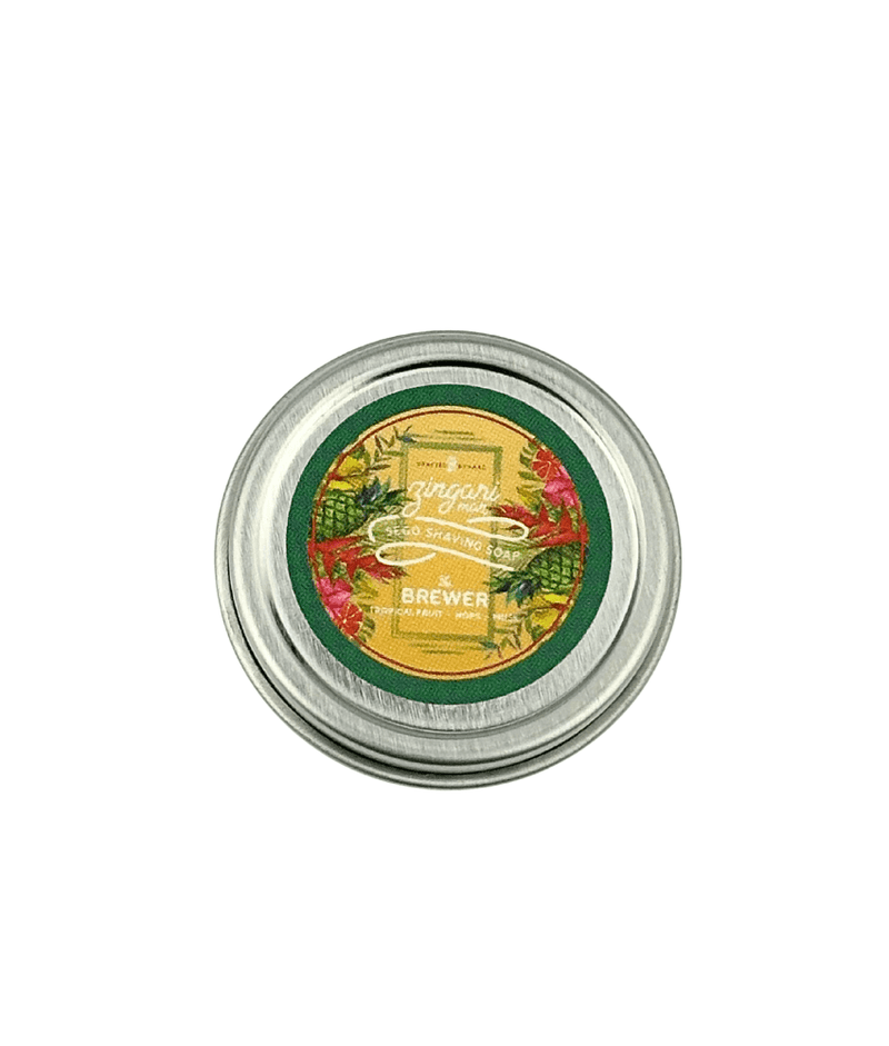 Zingari Man Shave soap 1/3 oz. sample The Brewer Shave Soap