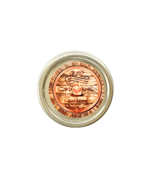 Zingari Man Shave soap 1/3 oz. sample The Distiller Shave Soap