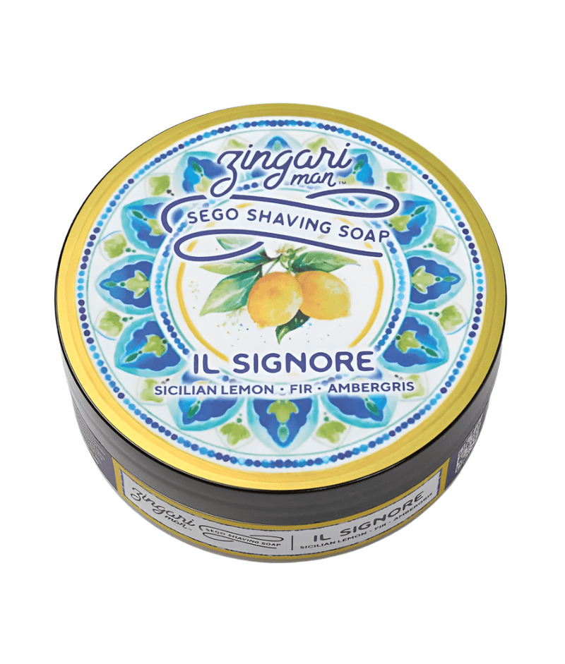 Zingari Man Shave soap 5 oz. Il Signore Shave Soap