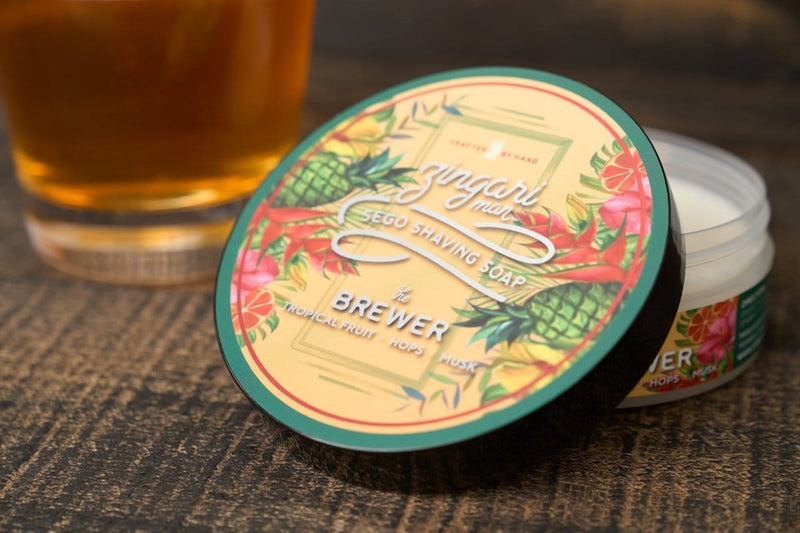 Zingari Man Shave soap The Brewer Shave Soap
