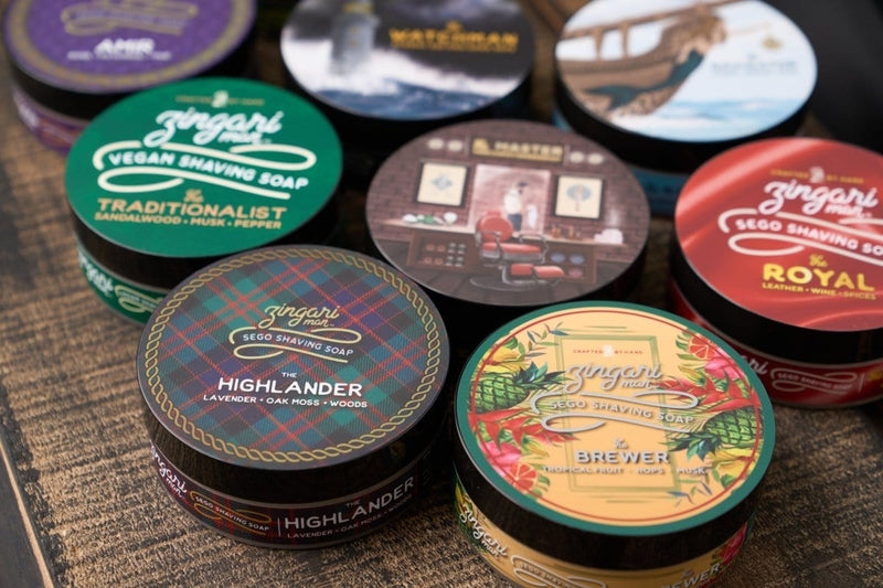 Zingari Man Shave soap The Highlander Shave Soap