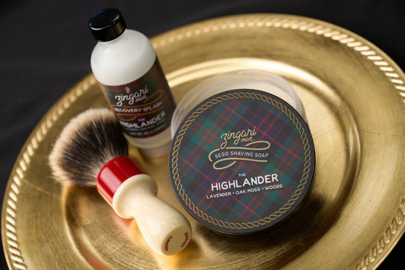 Zingari Man Shave soap The Highlander Shave Soap