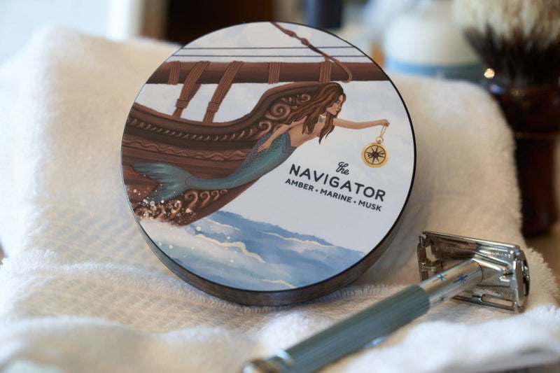 Zingari Man Shave soap The Navigator Shave Soap