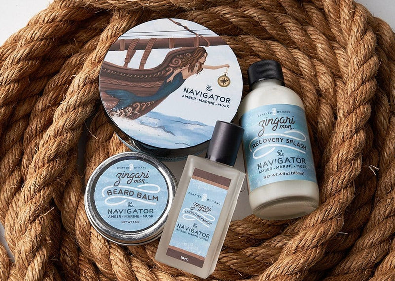 Zingari Man Shave soap The Navigator Shave Soap